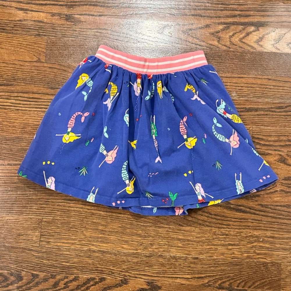 Hanna Andersson Mermaid Party Skirt with Built In Shorts